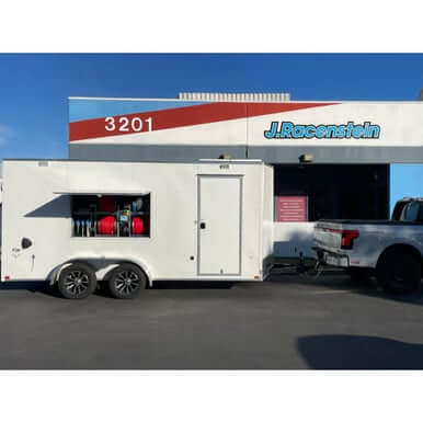 Enclosed Pressure and Soft Washing Drone Trailer