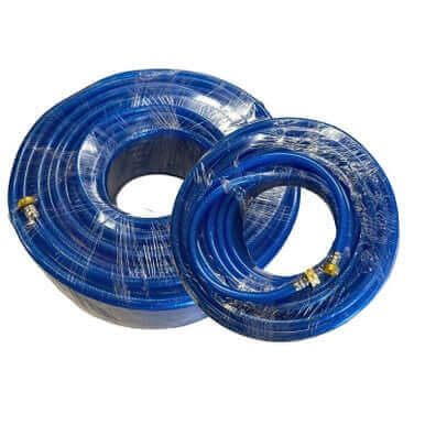 Hose 3/8in Blue Braided