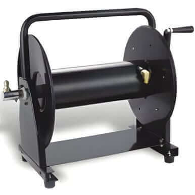 Reel Black Powder Coated for 200ft of 3/8in Hose 4000psi