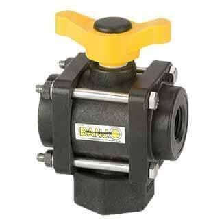 ProTool Softwash 2 Way Poly Valve Bottom Port