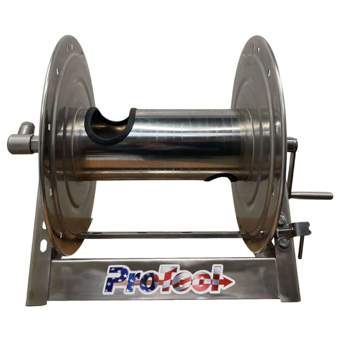 soft wash hose reel