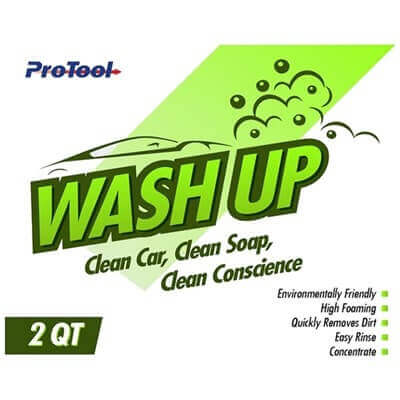 ProTool Wash Up concentrated car wash soap bottle