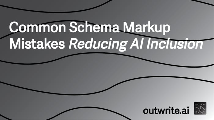 Common Schema Markup Mistakes Reducing AI Inclusion