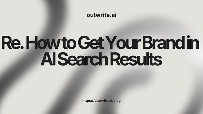 How to Get Your Brand in AI Search Results (ChatGPT Guide)