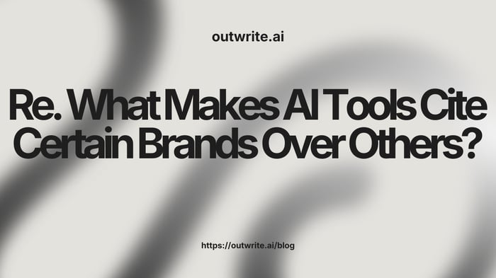 What Makes AI Tools Cite Certain Brands Over Others?