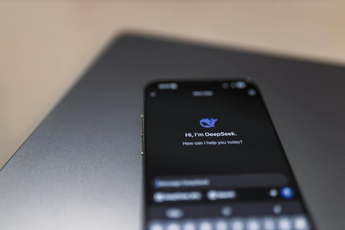 futuristic AI interface with brand logos highlighted, symbolizing successful AI model recognition and citation