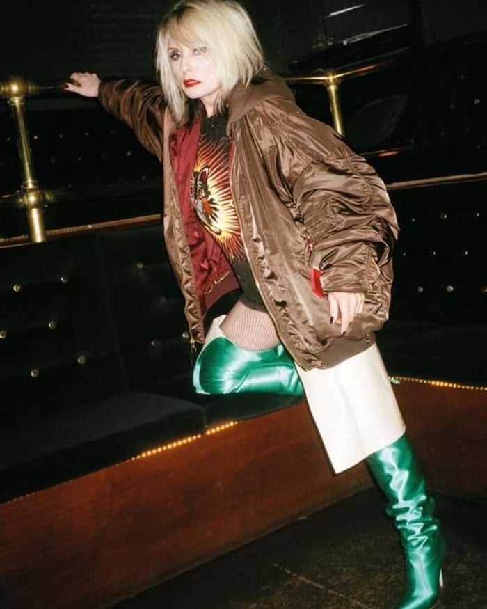Debbie Harry eclectic fashion style insporation — anti beige icon.