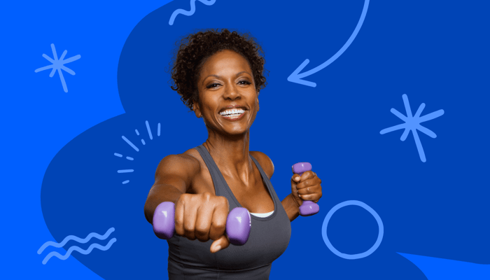 Best Exercises for Type 2 Diabetes woman exercising