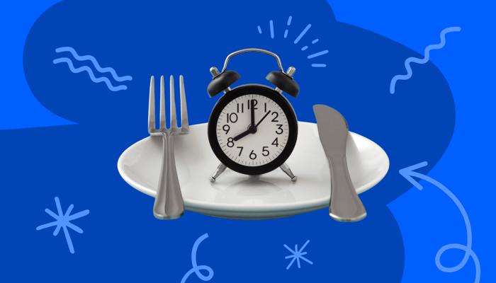 fasting blood sugar what's normal clock on a dinner plate