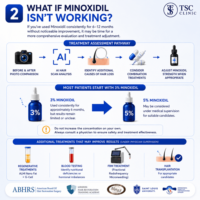 What if Minoxidil isn't working?