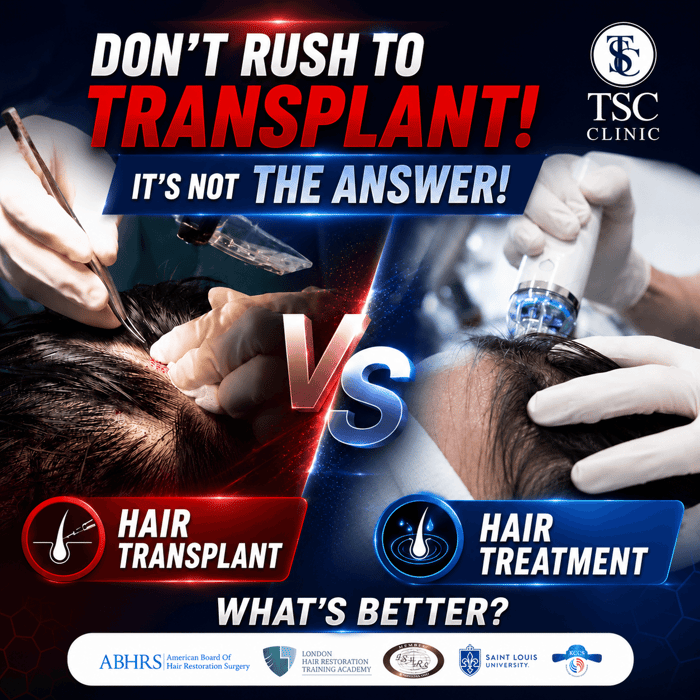 Hair Transplant vs Hair Treatment: What's better?