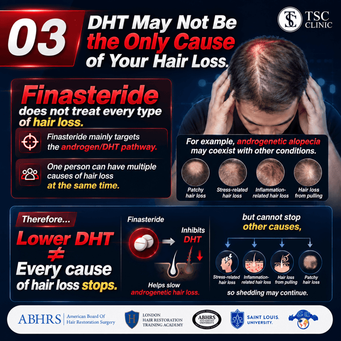 DHT May Not Be the Only Cause of Your Hair Loss.