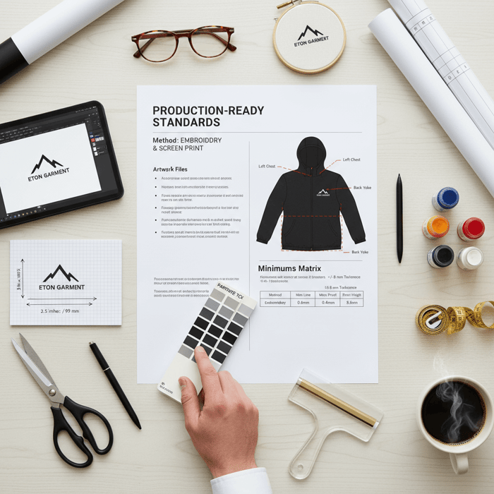 Factory evaluation checklist showing certifications, testing capabilities, QC steps, capacity, and communication practices