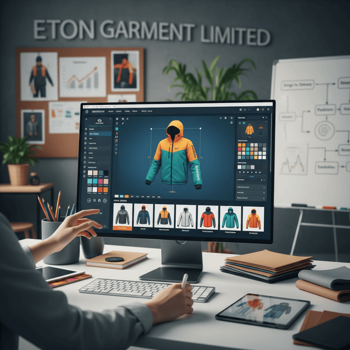 E-commerce platform setup for custom apparel