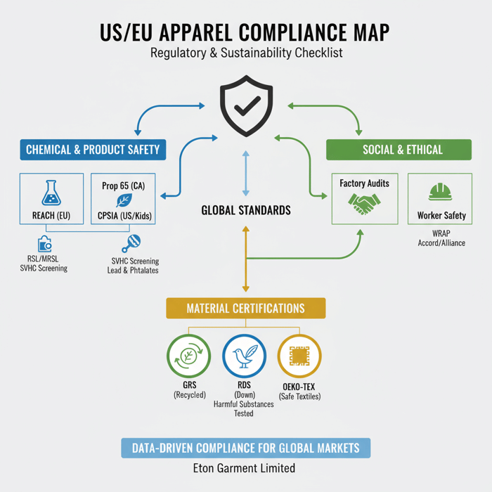 US/EU apparel compliance map