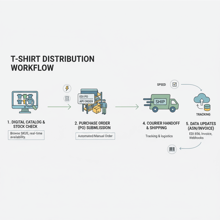Decision flow showing when to choose distributors for speed and when OEM in China/Bangladesh wins on cost and customization