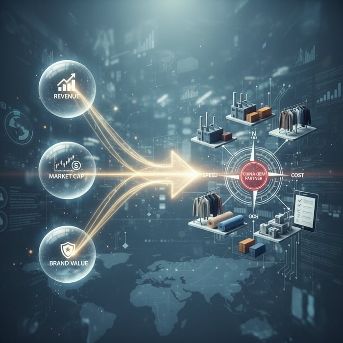 Hero concept linking rankings to sourcing roadmap with a China OEM partner