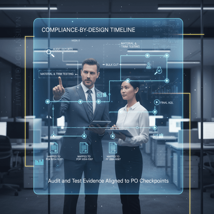 Matrix comparing risk-adjusted total cost for compliant vs non-compliant choices