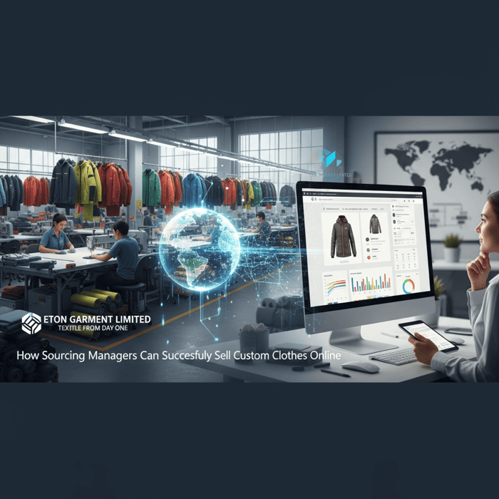 Operations and logistics in custom apparel sales