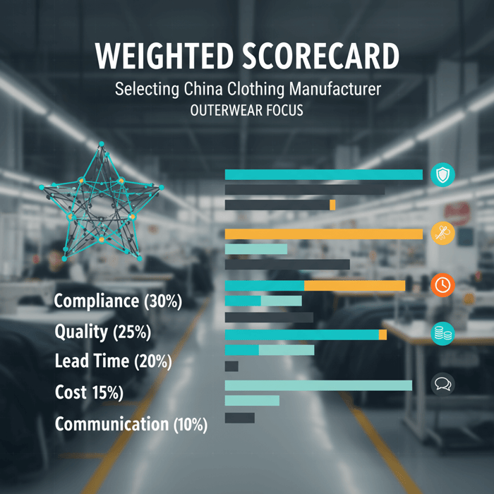 Matrix visual ranking factory evaluation criteria for US/EU brands