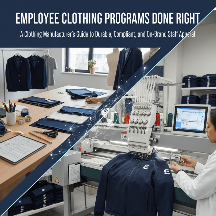 Employee Clothing Programs Done Right: A Clothing Manufacturer’s Guide to Durable, Compliant, and On‑Brand Staff Apparel