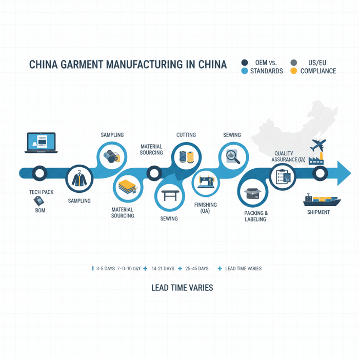 Garment Manufacture: How Fashion Brands Choose a China Clothing Manufacturer