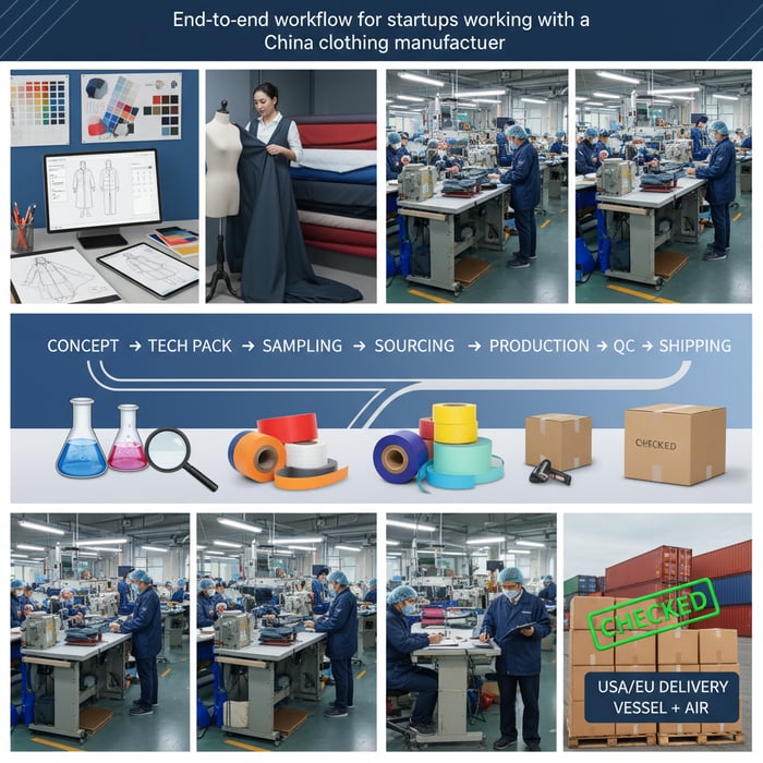 Clothing Manufacturers for Startups from Development to Production: How to Choose the Right China Clothing Manufacturer