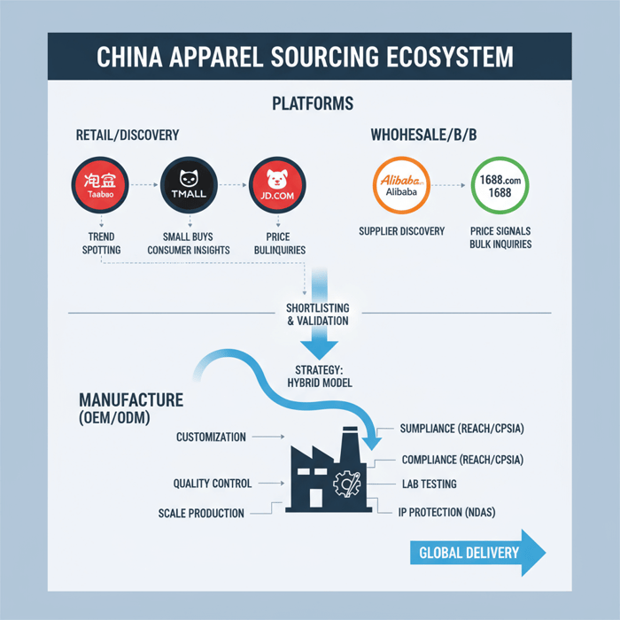 Top Online Clothes in China: A Fashion Brand Guide to Choosing Platforms vs a China Clothing Manufacturer
