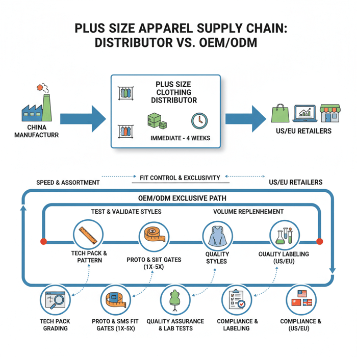 Plus Size Clothing Distributors: How to Source Inclusively with a China Clothing Manufacturer