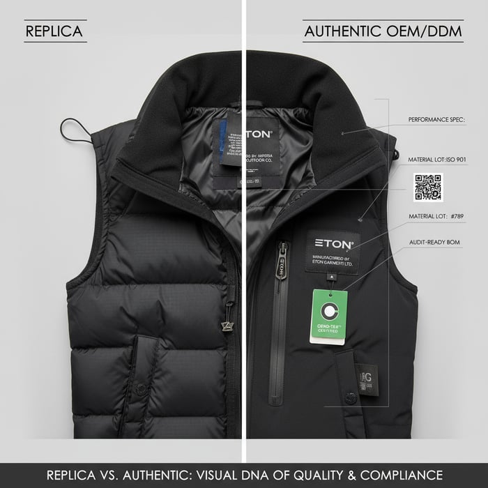Replica Clothes vs OEM/ODM: Legal Risks, Compliance, and How Brands Win with a China Clothing Manufacturer
