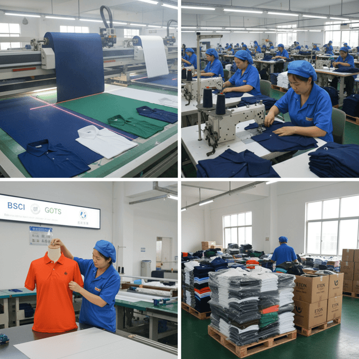 Workflow diagram of Eton’s OEM polo service