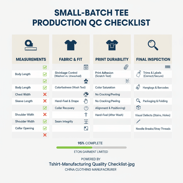 Before/after chart showing demand validation in a pilot versus scaled production