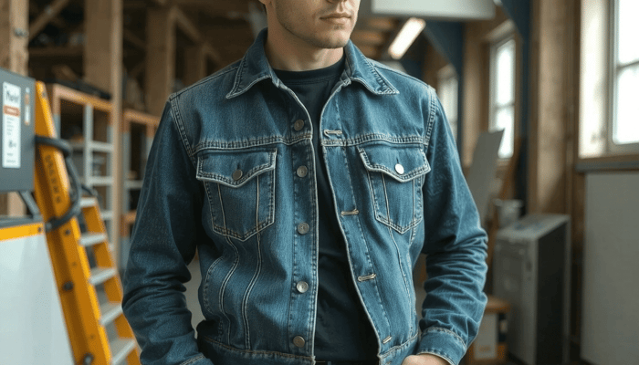 how to wear a denim jacket