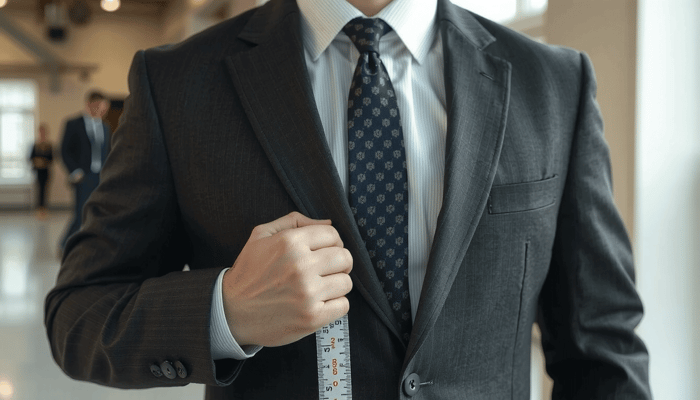 how to measure a mens suit jacket
