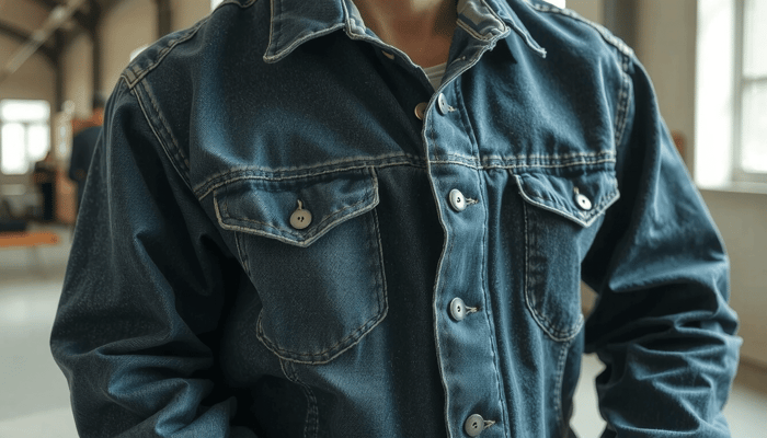 how to cut sleeves off denim jacket