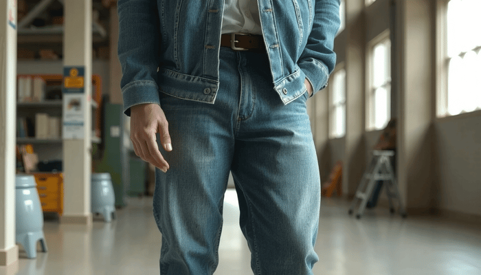 what pants to wear with a jean jacket