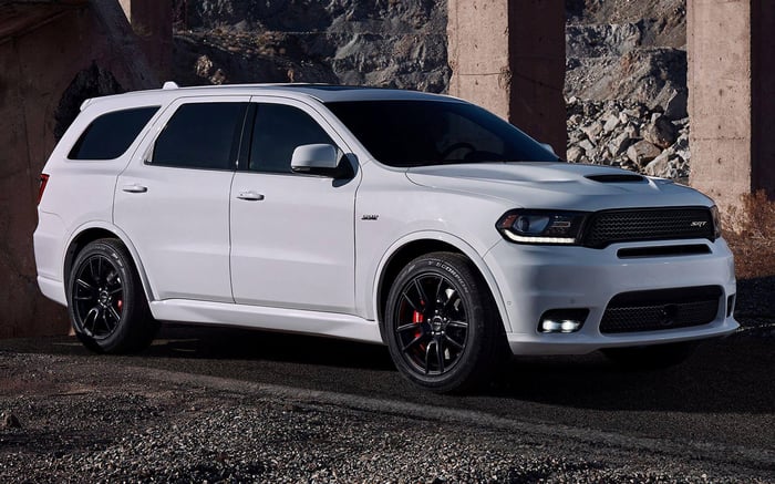 Dodge Durango mid size SUV, offering large towing capacity.