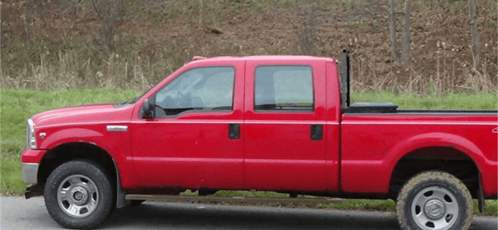 Government Surplus Vehicle Guide - red pickup truck