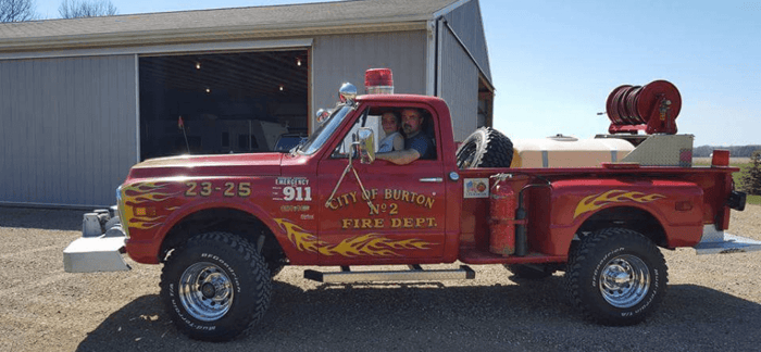 Tony Powell fire truck image