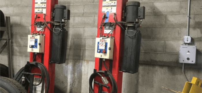 Maine Auctions - Heavy equipment lifts