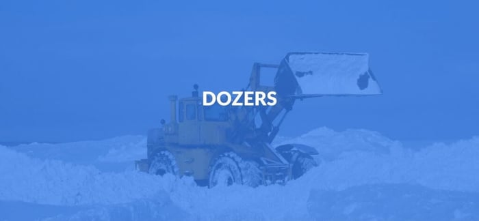 dozers in winter