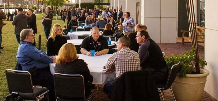 The Sunday Welcome party at the IAEM Annual Conference.