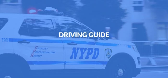 Best Automotive Sites - image of an NYPD truck driving down road.