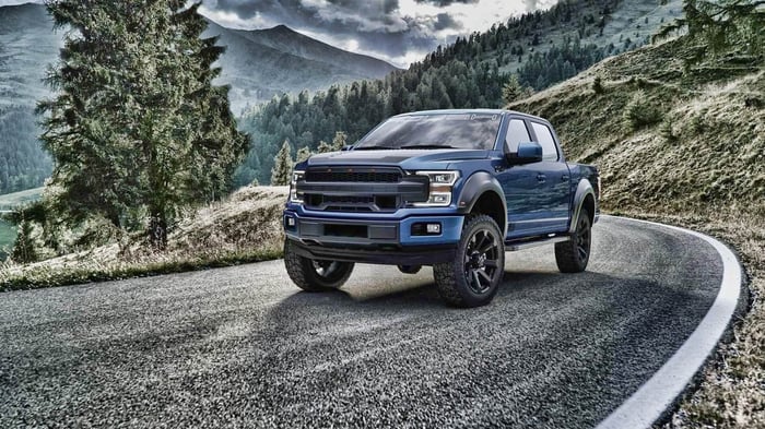2019 Ford F-150 SuperCrew, with 7,700 lbs tow capacity at base model, and high ratings in consumer reports.