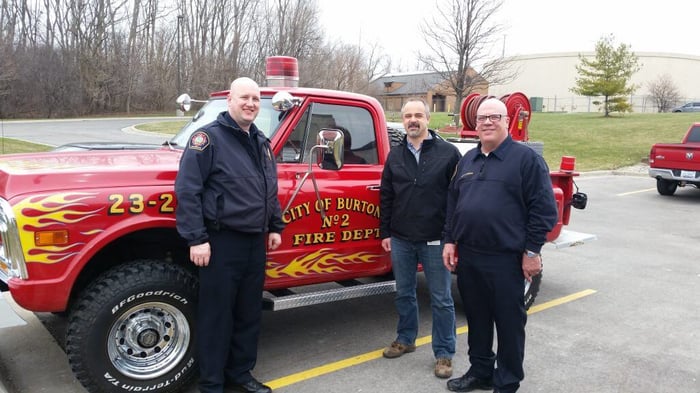 Tony Powell and his 1969 Brush Truck.