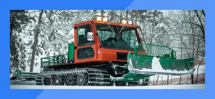 Snow Plow Vehicle