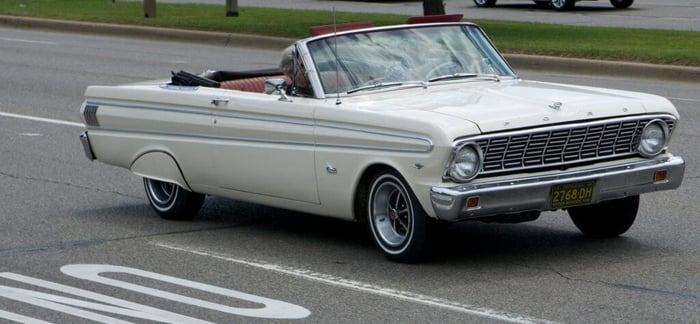 1960 White Ford Falcon