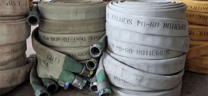 New York Government Auctions - Used 1 3/4" Various Colored Fire Hoses