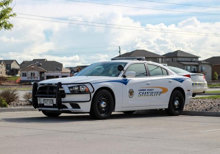 Dodge Charge Police Car - Larimer County solo cruiser