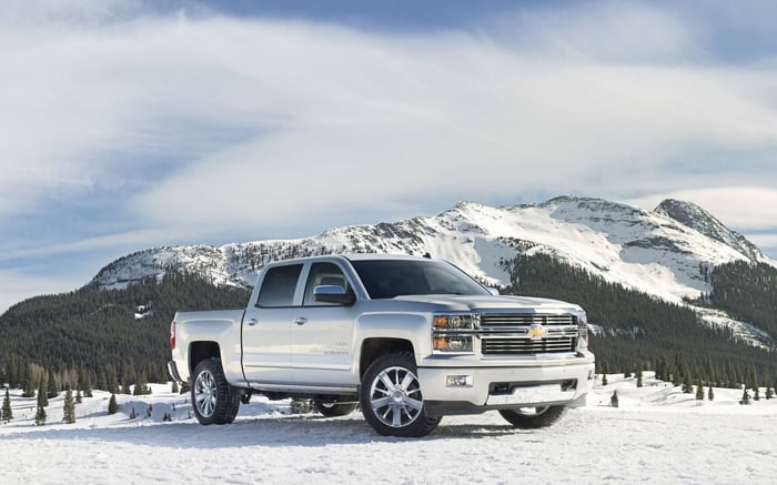 One of the best Chevrolet Silverado trucks with crew cab and tow rating up to 13,300 pounds, making it a good family vehicle.